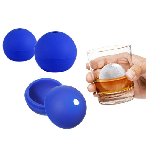 AussieSuperStore Homeware Supplies Large Ice Sphere Slow Melting Jumbo Ice Ball Moulds 3 Pcs Large Ice Sphere Slow Melting Jumbo Ice Ball Moulds | Silicone Moulds CBICEBALLX3